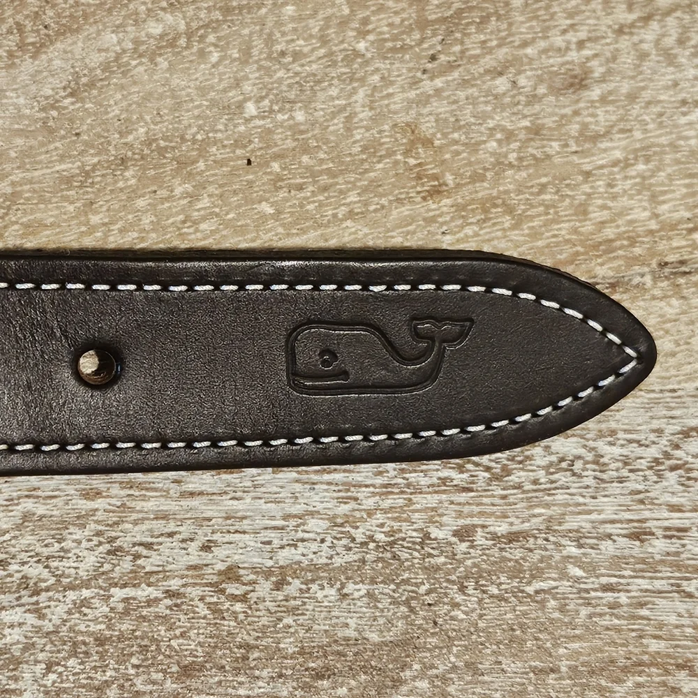 NWT Vineyard Vines Truck and Christmas Tree Canvas Club Belt - Size 1